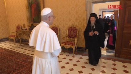 L'incontro in Vaticano tra Papa Leone XIV e il Patriarca ortodosso Bartolomeo I