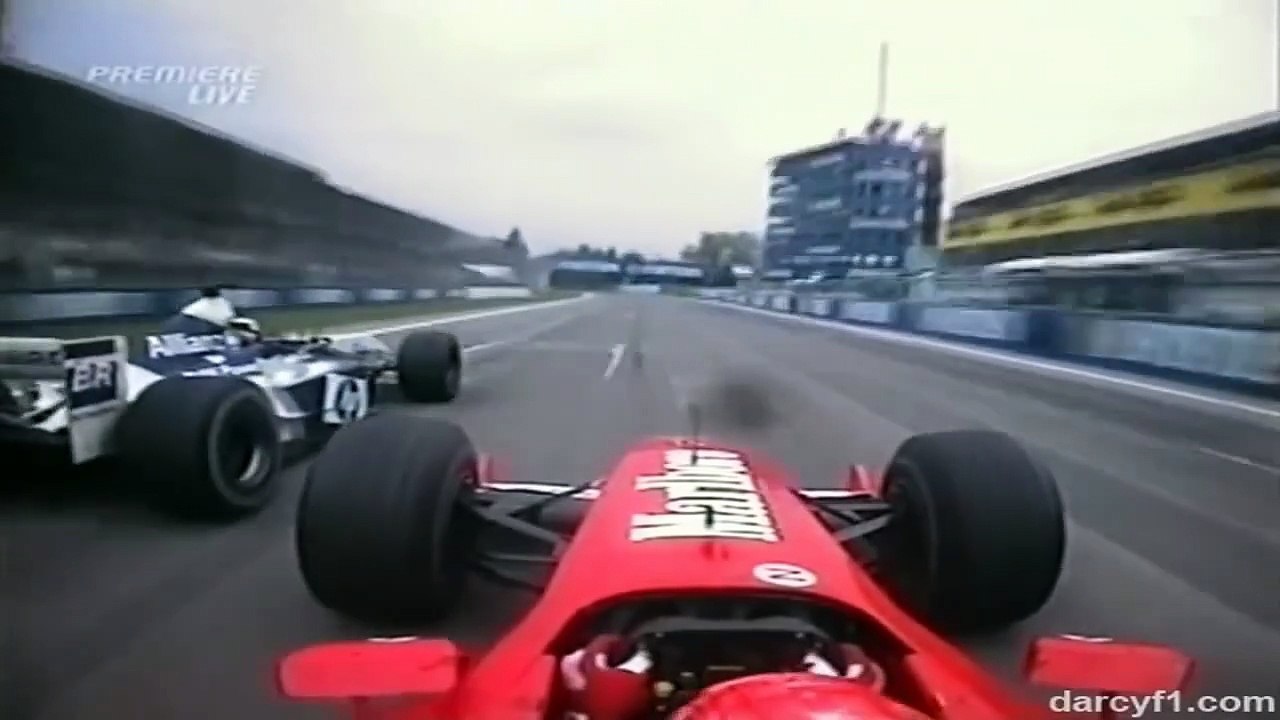 Michael Schumacher vs Ralf Schumacher battle Imola GP