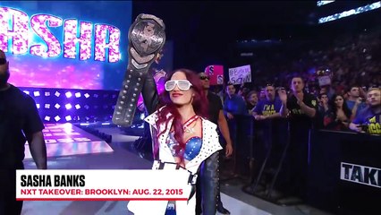 WWE women's stylish entry in the ring
