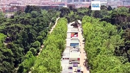 إغلاق معرض مدريد للكتاب بسبب الرياح وإرتفاع درجات الحرارة