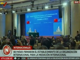Venezuela firma Establecimiento de la Organización Internacional para la Mediación