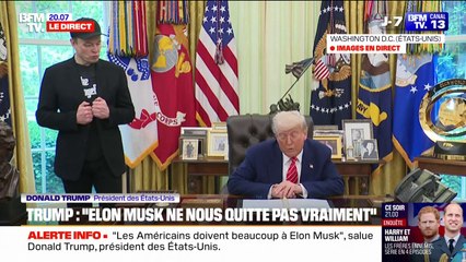 Départ d'Elon Musk: "Les américains lui doivent beaucoup", déclare Donald Trump