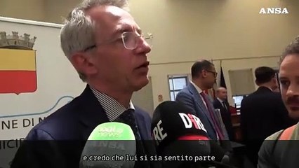 Napoli, Manfredi: "Ringrazio Conte e il presidente De Laurentiis"
