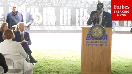 Biden, Delaware Officials Attend Memorial Day Service In New Castle, DE