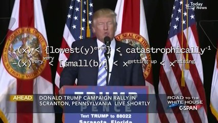 Donald Trump Counts To The Biggest Number Ever