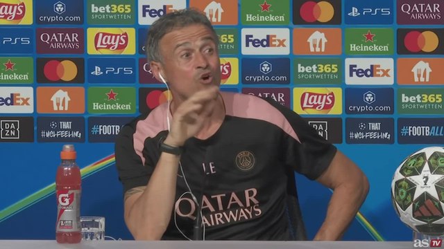 La pregunta que no gustó a Luis Enrique: “Otra cosa es que no lo queráis ver...”