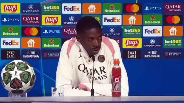 L'Inter, le Ballon d'Or, Mbappé... Le meilleur de la conférence de presse d'Ousmane Dembélé - Foot - Ligue des champions