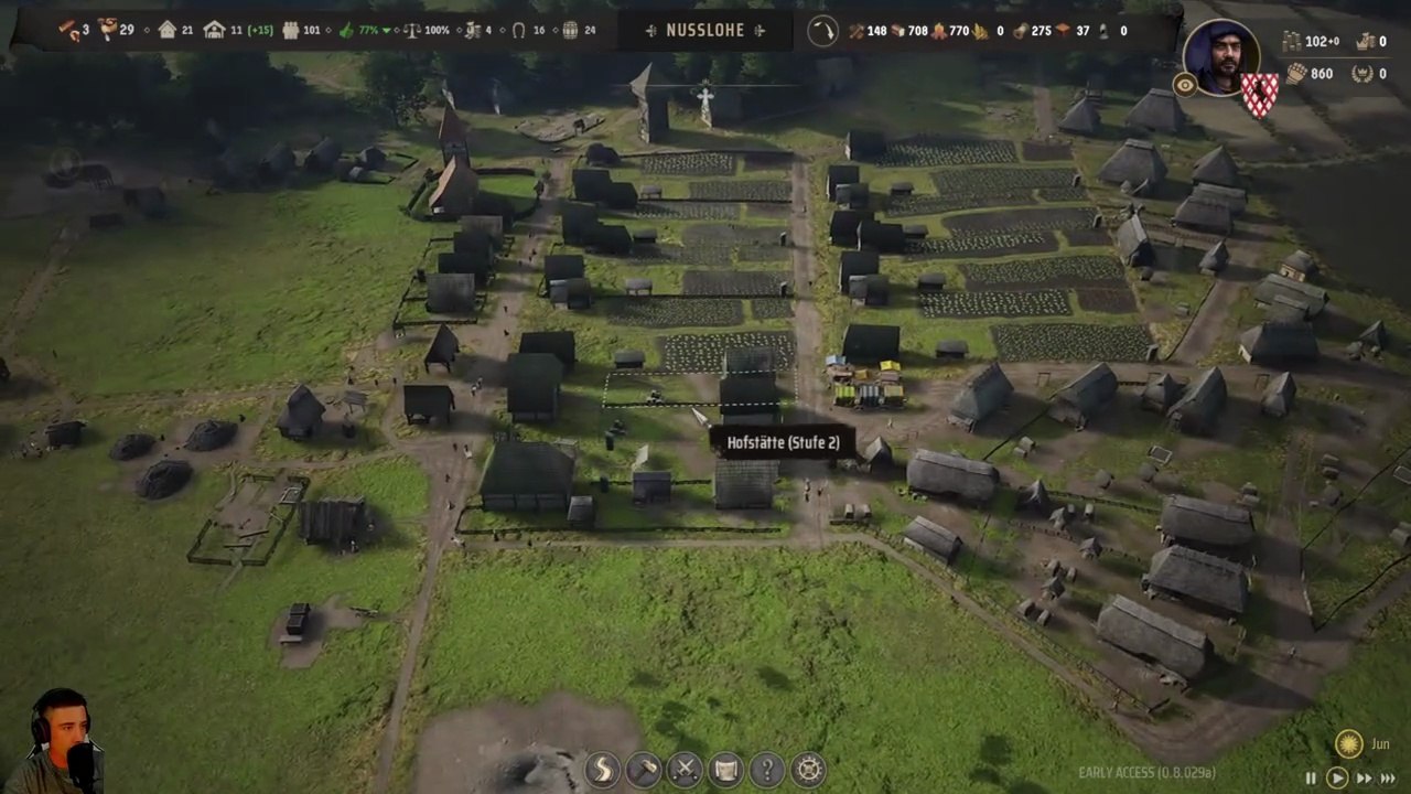 Ein weiteres Banditenlager und unser Einfluss wird erhöht Manor Lords Part 20