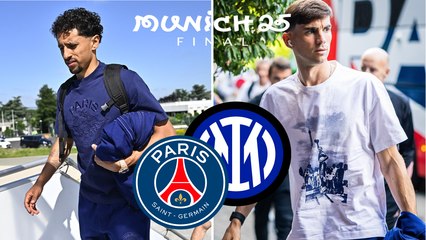 PSG llega a Munich para enfrentar al Inter en la final de la Champions League