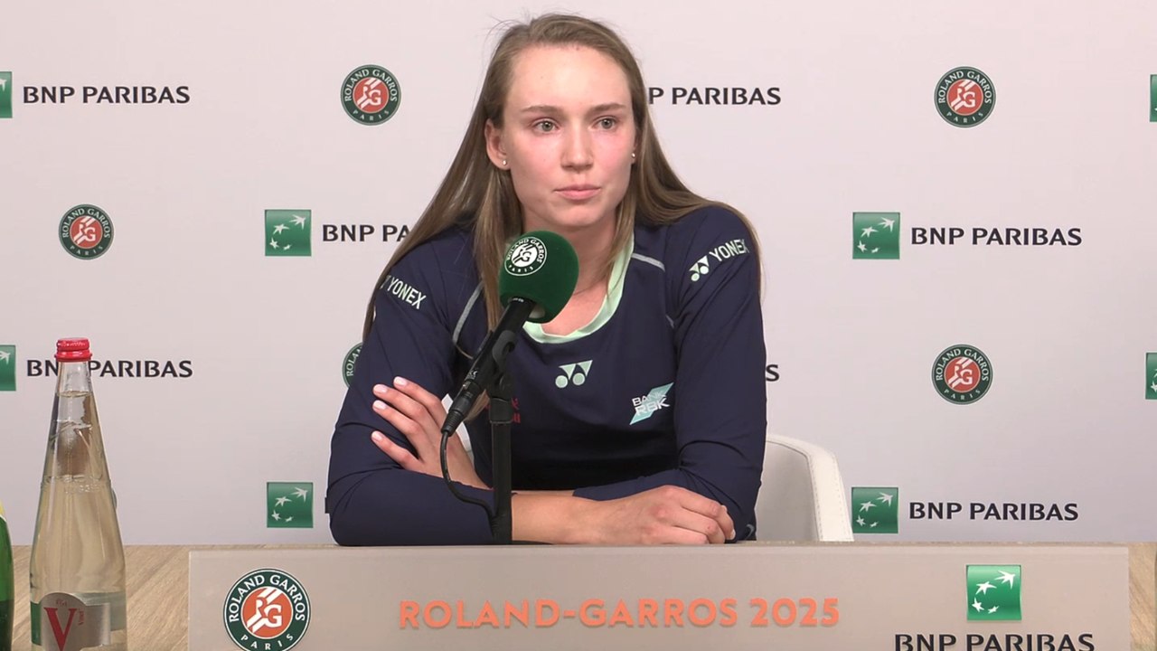 Roland-Garros 2025 - Elena Rybakina : "Je sais quoi faire contre Iga Swiatek"