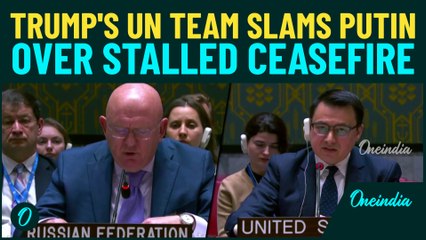 WATCH: Trump's UN Team BLASTS Putin At UNSC For Ceasefire Delays, Backs Zelensky Amid Tension