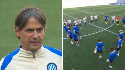 Psg-Inter, il discorso di Inzaghi alla squadra nell'allenamento di vigilia