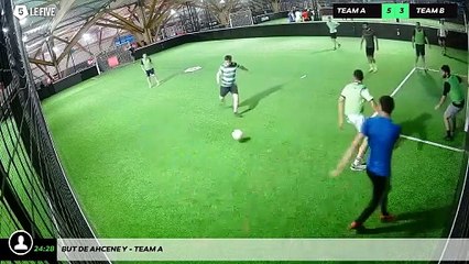 But de Ahcene Y - Team A