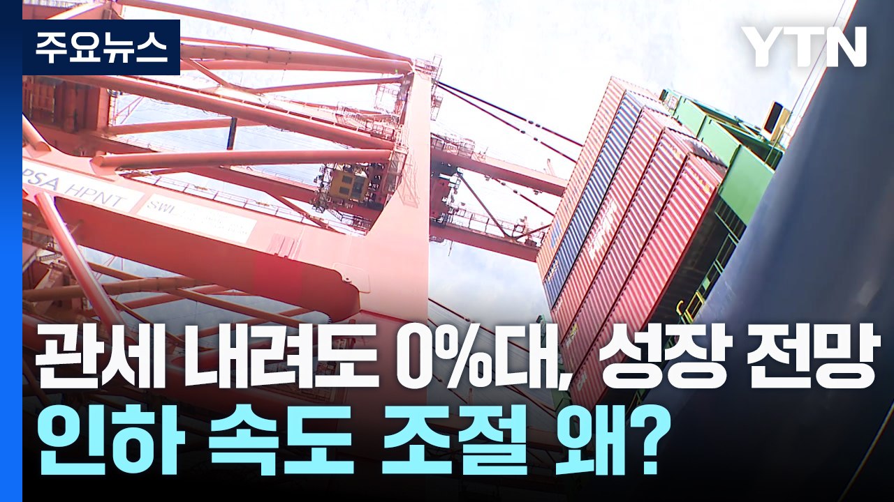 관세 내려도 '0%대' 성장 전망...인하 속도 조절 왜? / YTN