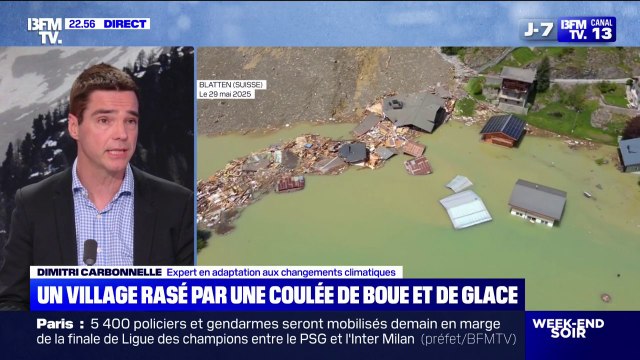Éboulement en Suisse: Ça va se répéter , affirme Dimitri Carbonelle, expert en adaptationo aux changements climatiques
