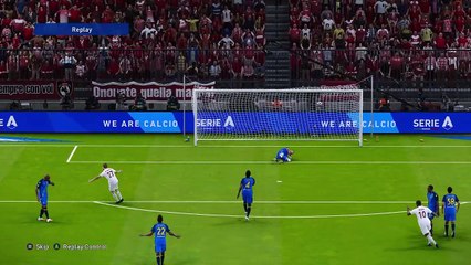 PES 2021 Master League Action – AC Milan vs Udinese