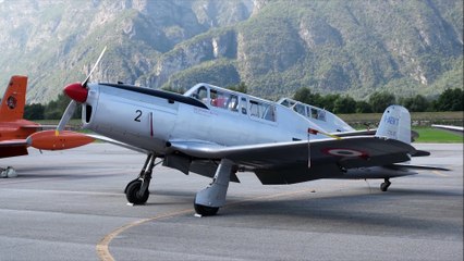 Aeronautica militare Fiat G 46 trio + T 6 Texan Festivolare Air Show