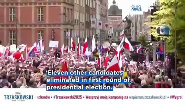 Poland's presidential candidates Trzaskowski and Nawrocki hold their final campaign rallies