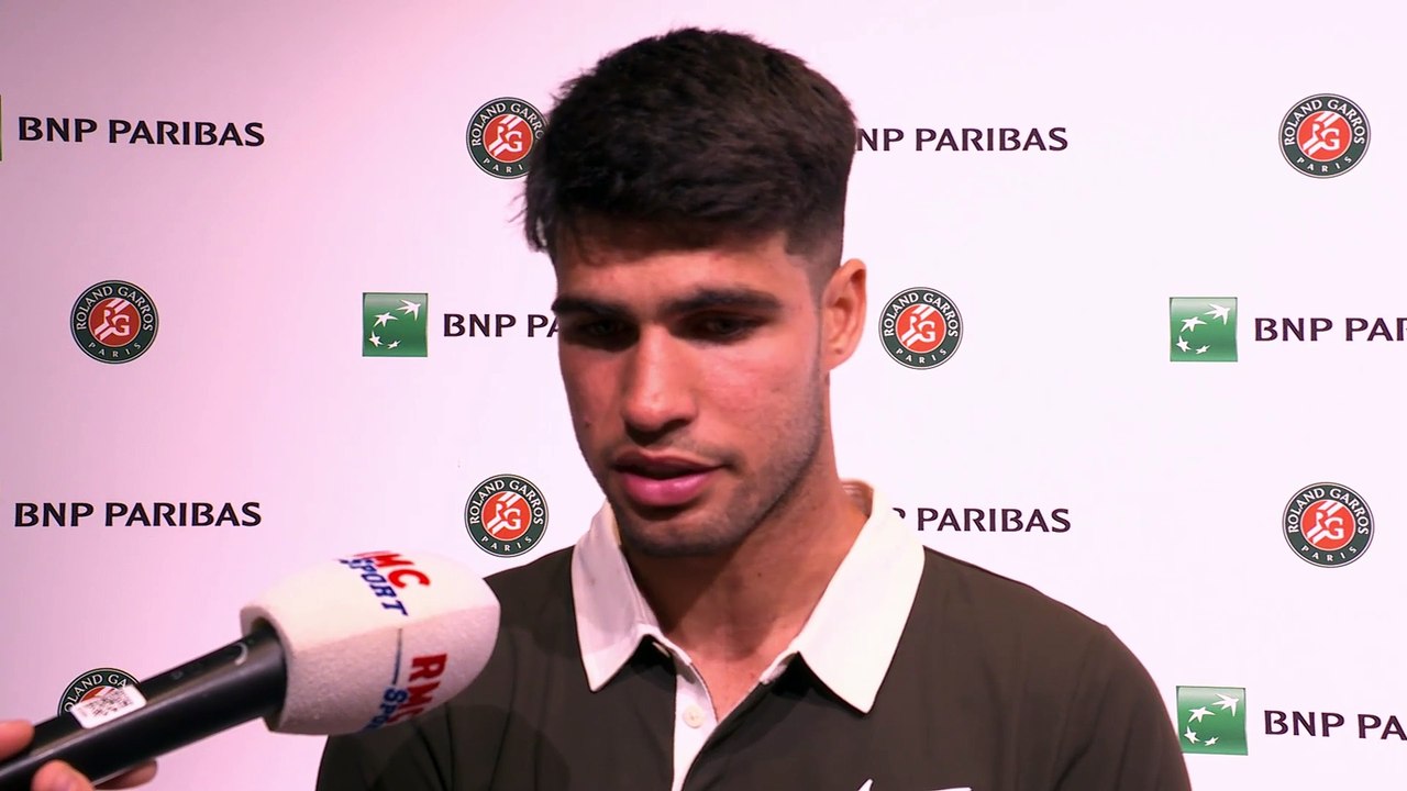 Roland-Garros 2025 - Carlos Alcaraz : "J'étais en contrôle et puis, je ne sais pas ce qu'il s'est passé..."