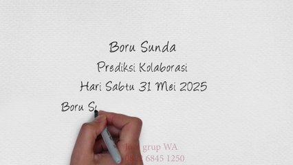 Kode Syair Boru Sunda Hari Sabtu 31 Mei 2025 #PakTuntung