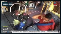 Chofer de transporte público es brutalmente golpeado por un pasajero