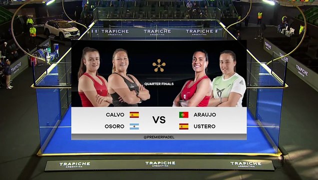 DOS ARGENTINAS BRILLAN Y SE METEN EN SEMIS DEL PREMIER PADEL DE BUENOS AIRES EN UNA JORNADA ACCIDENTADA SIN PARTIDOS MASCULINOS - MH SPORTS