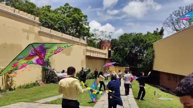 tn7-“Cometas por la paz”- Estudiantes volaron papalotes para pedir el fin de las guerras-300525