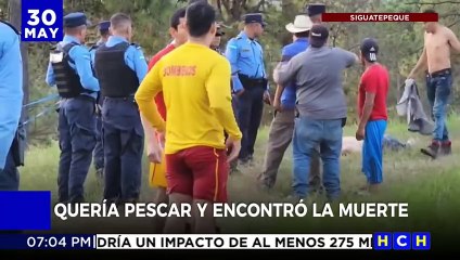 Un joven falleció por sumersión en una laguna de Siguatepeque cuando intentaba pescar