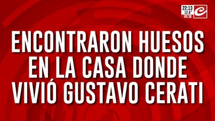 Encuentran huesos en la casa dónde vivió cerati