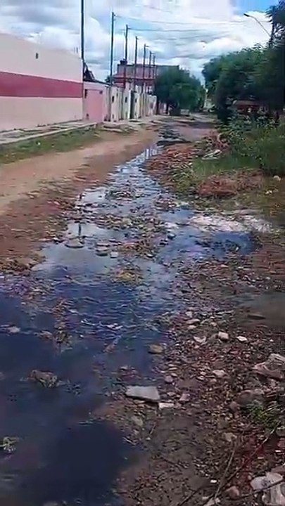 Moradores da Rua Cecília de Araújo Medeiros denunciam abandono e cobram providências para esgoto a céu aberto
