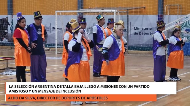 La Selección Argentina de talla baja llegó a Misiones con un partido amistoso y un mensaje de inclusión