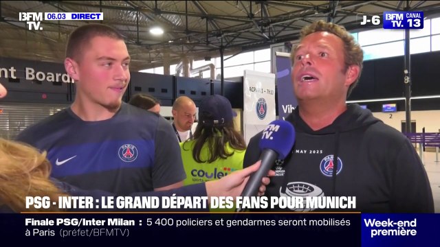 PSG-Inter: les supporters parisiens en route pour Munich se préparent pour le match d'une vie