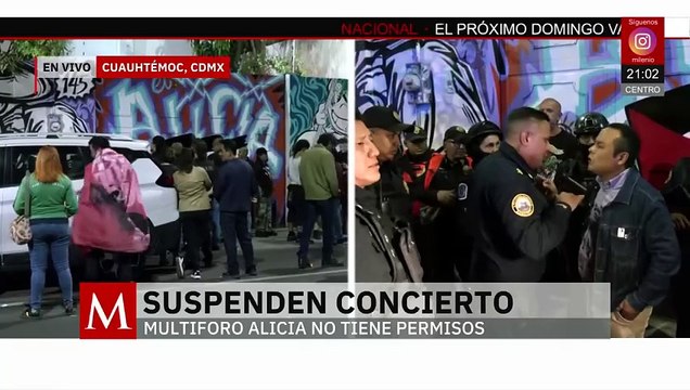 Suspenden concierto de Fermin Muguruza debido a que el foro no cuenta con permisos