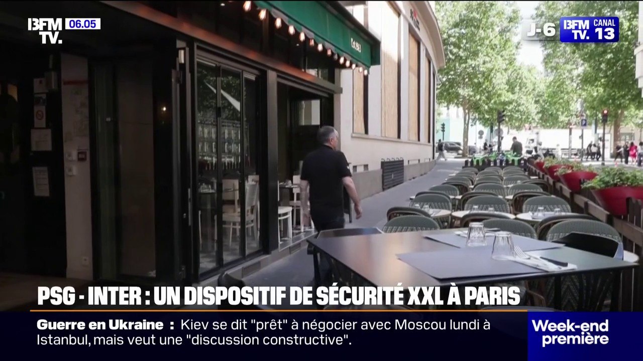 PSG-Inter: un dispositif de sécurité renforcé près des fan zones et des Champs-Élysées