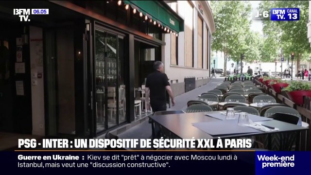 PSG-Inter: un dispositif de sécurité renforcé près des fan zones et des Champs-Élysées