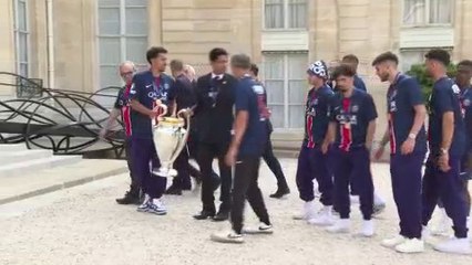 Direct- PSG : Les joueurs reçus par Emmanuel Macron