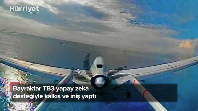 Bayraktar TB3 yapay zeka desteğiyle kalkış ve iniş yaptı