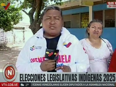 Comunidades indígenas del estado Zulia participan masivamente en las elecciones legislativas 2025