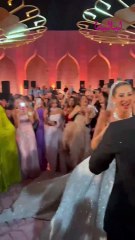 عمر كمال يشعل الاجواء في حفل زفاف هنا ياسر سراج، ابنة الفنانة حنان سراج