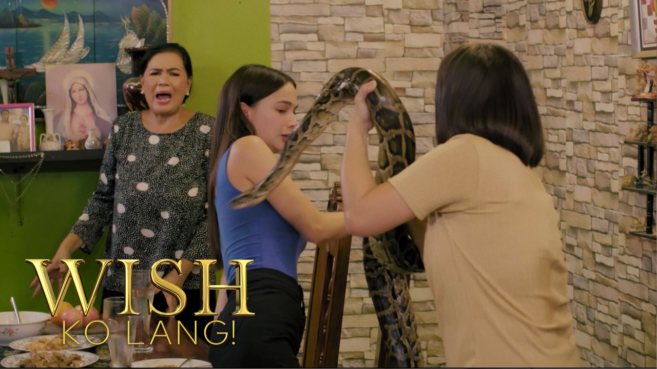 Mag-ina, tanggal ang angas matapos dalhan ng sawa! | Wish Ko Lang