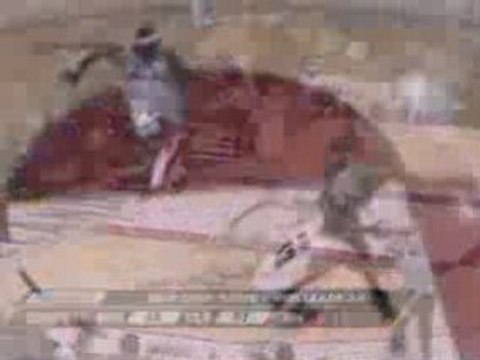 LEBRON JAMES BLOCK ON RAJON RONDO IN GAME 3