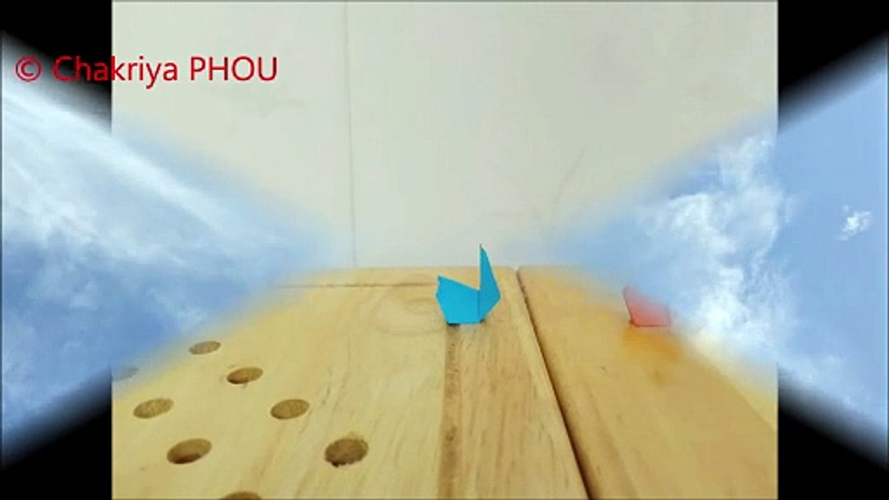 How to make stop motion of two objects chase each other