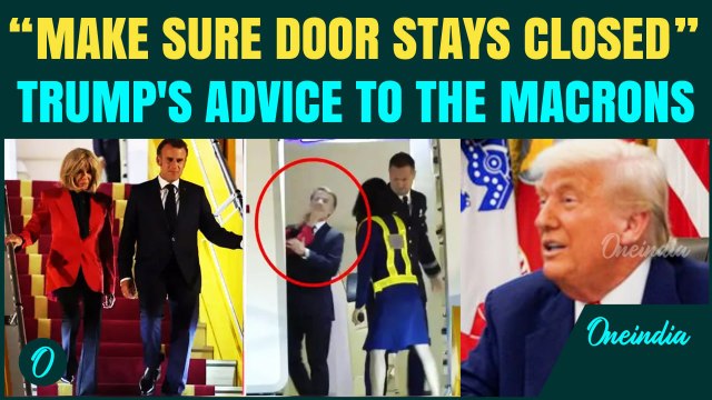 Trump’s Hilarious Response to Macron-Brigitte Viral ‘Slap’ Video Gets Oval Office Laugh Out Loud