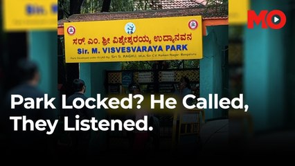 Bengaluru man calls helpline after park locked midday — Internet approves