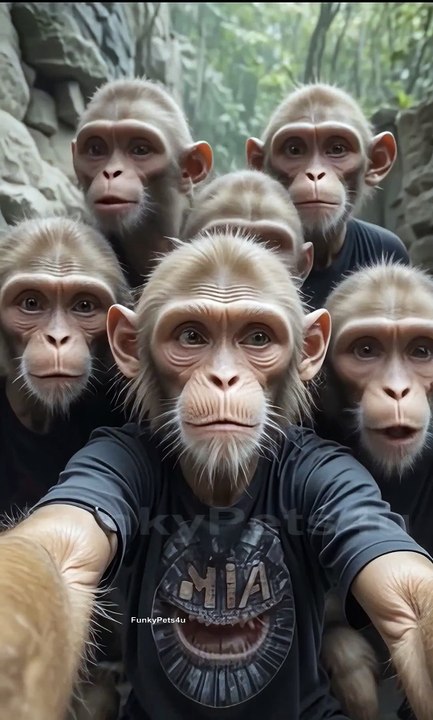 Monkeys Having Fun With Selfie - FunkyPets4u  #petvideos #pets #petsrule #monkey #funnypets