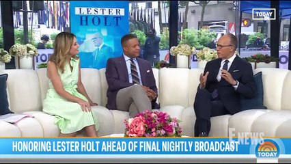 Lester Holt Details Departure From Nightly News Ahead of Final Broadcast _ E! Ne