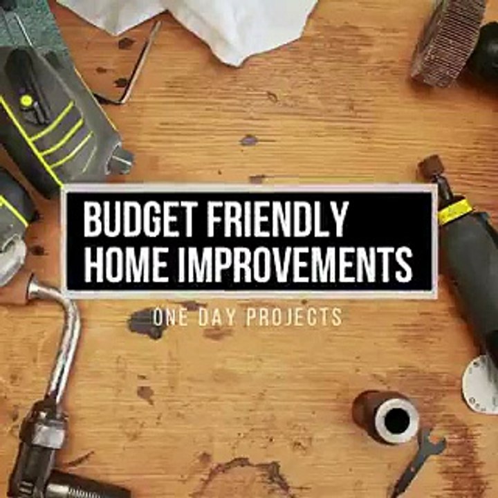 Budget-Friendly Home Improvement One Day Project - Stanley Bae