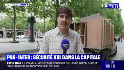 Finale entre le PSG et l'Inter: les commerçants des Champs Élysées commencent déjà à barricader leur boutique