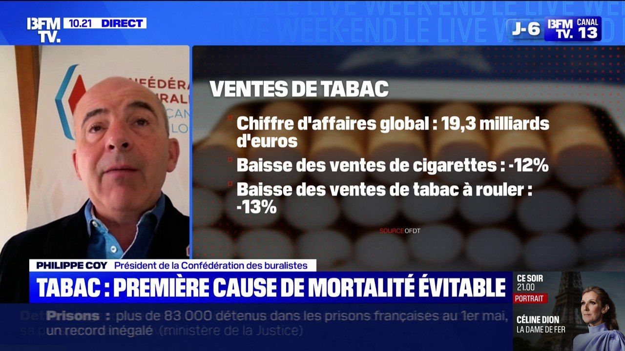Interdiction de la cigarette: "J'en ai assez qu'on stigmatise, qu'on oppose", estime Philippe Coy (Confédération des buralistes)