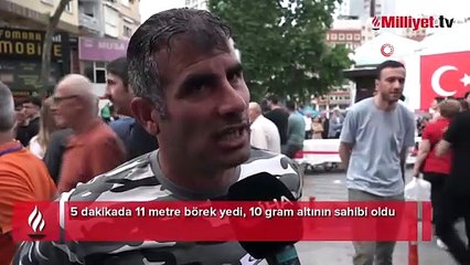 Günlerce aç kaldı, 10 gram altını kazandı! Bursa'da ilginç yarışma